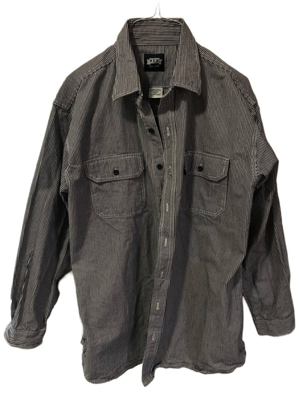 Hickory Stripe Logger Shirt